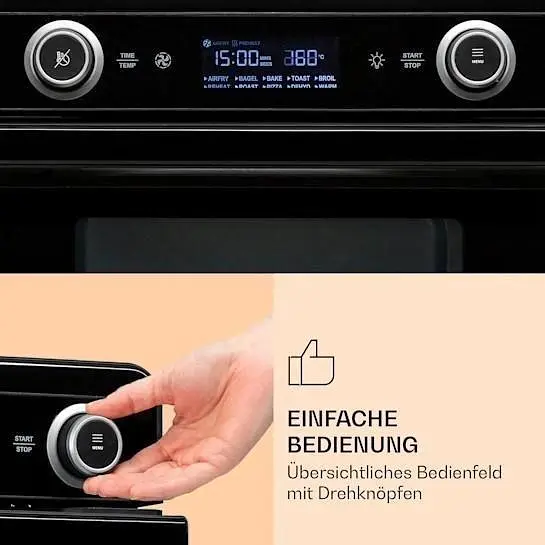 Аэрогриль-фритюрница Klarstein AeroVital Jumbo 3в1 (10038339) - фото 2