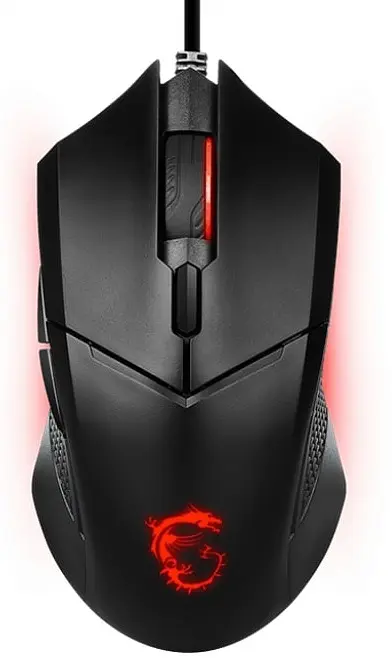 Компьютерная мышь MSI Clutch GM08 Red USB-A черный teh0013964 - фото 2