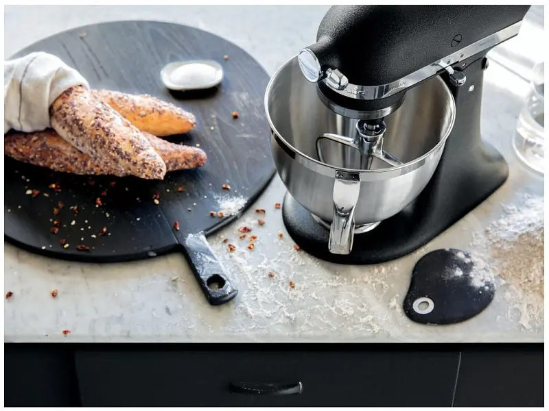 Кухонна машина KitchenAid Artisan 5KSM185PSEMS з відкидним блоком 4.8 л «Срібний медальйон» - фото 5