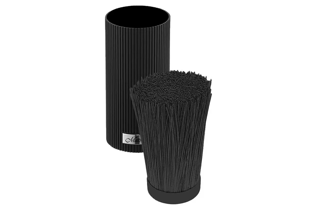 Подставка колодка для кухонных ножей Maestro MR-1437-BLACK 220 x 110мм черная - фото 2