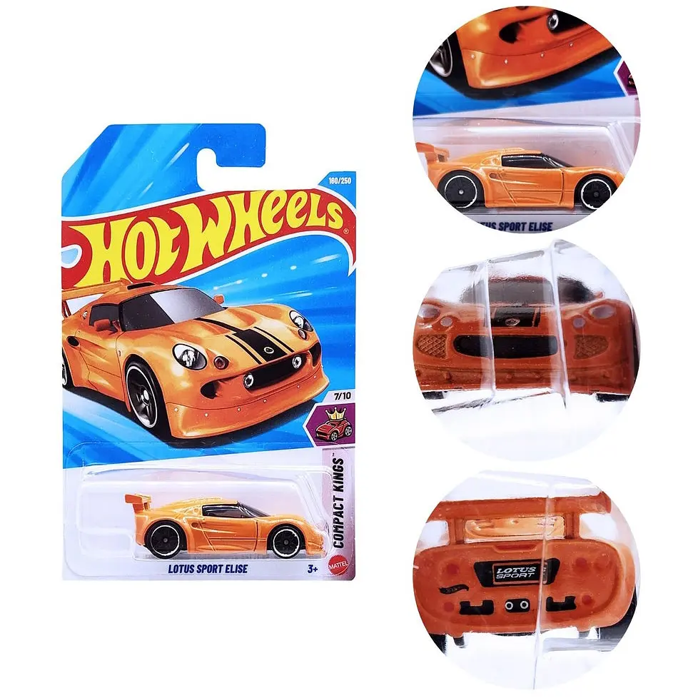 Базова машинка Hot Wheels Compact Kings Lotus Sport Elise помаранчева (5785) JJK07 - фото 3