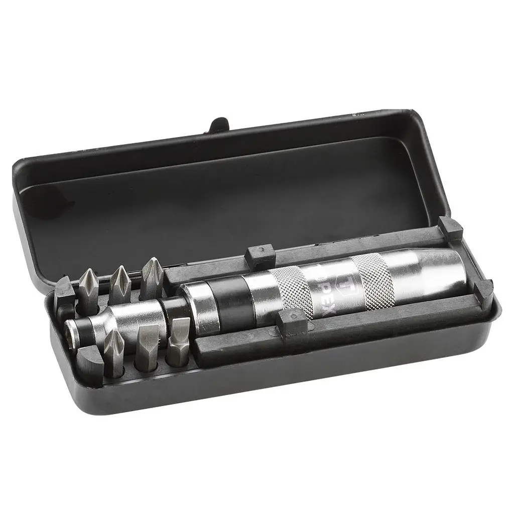 Отвертка битодержатель 1/4", ударный, 6 бит, SL, PH, сталь CrV Topex hoz0014119 - фото 2