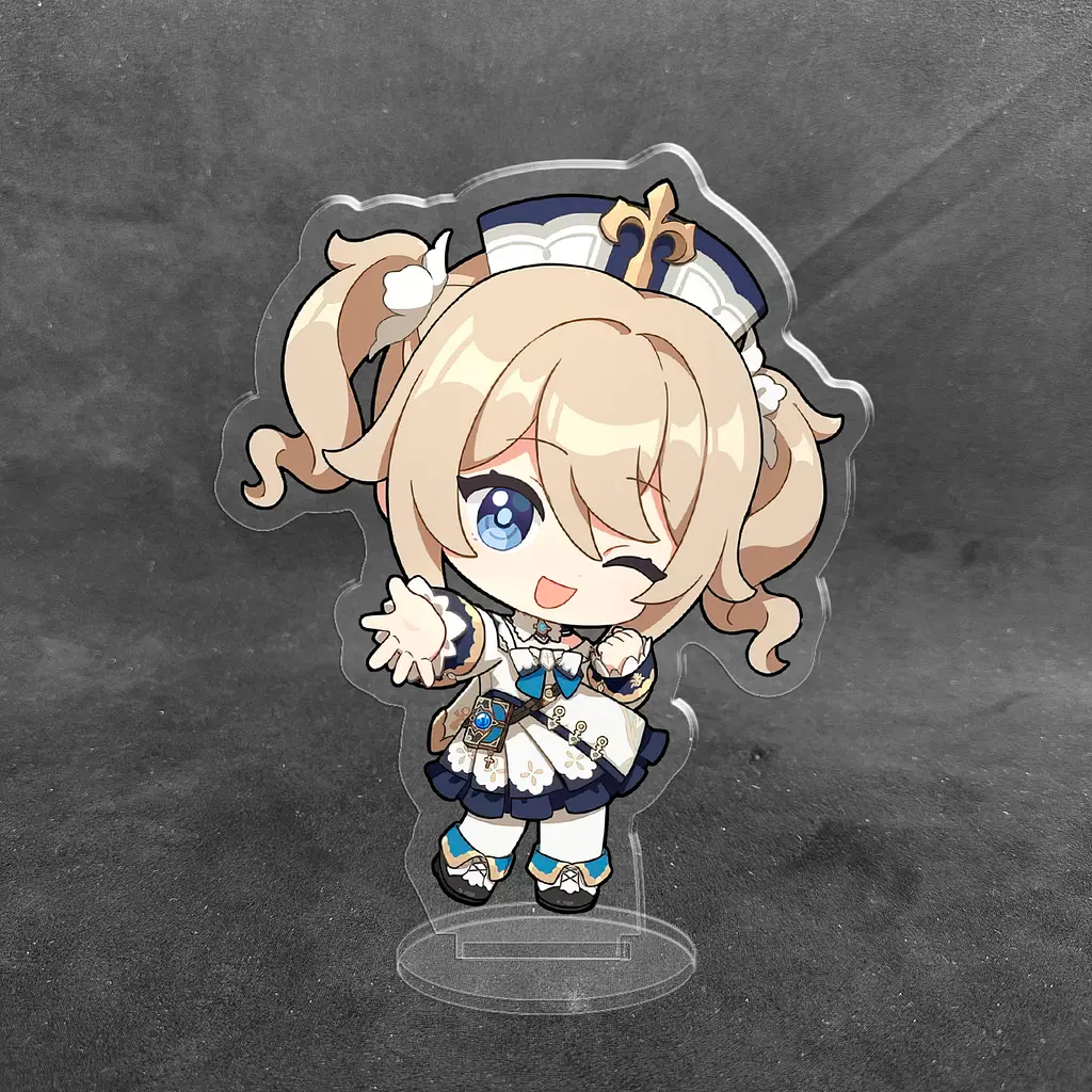 Акрилова колекційна фігурка Chibi Геншин Імпакт - Genshin Impact Барбара 10 см - фото 2