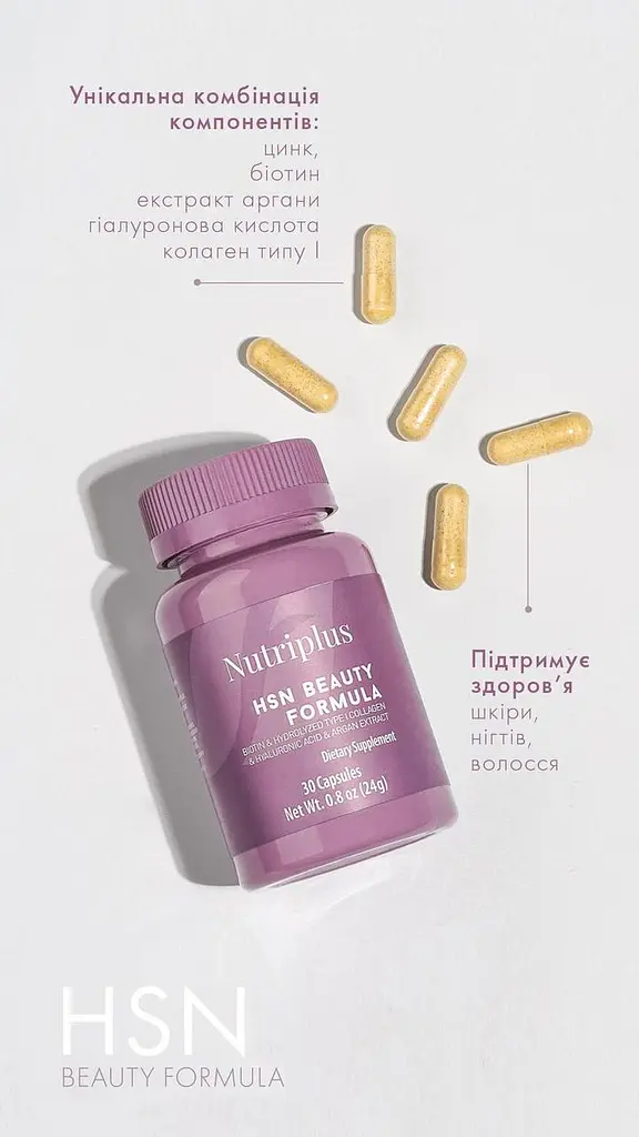 Дієтична добавка Farmasi "HSN формула краси" Nutriplus 30 шт - фото 9