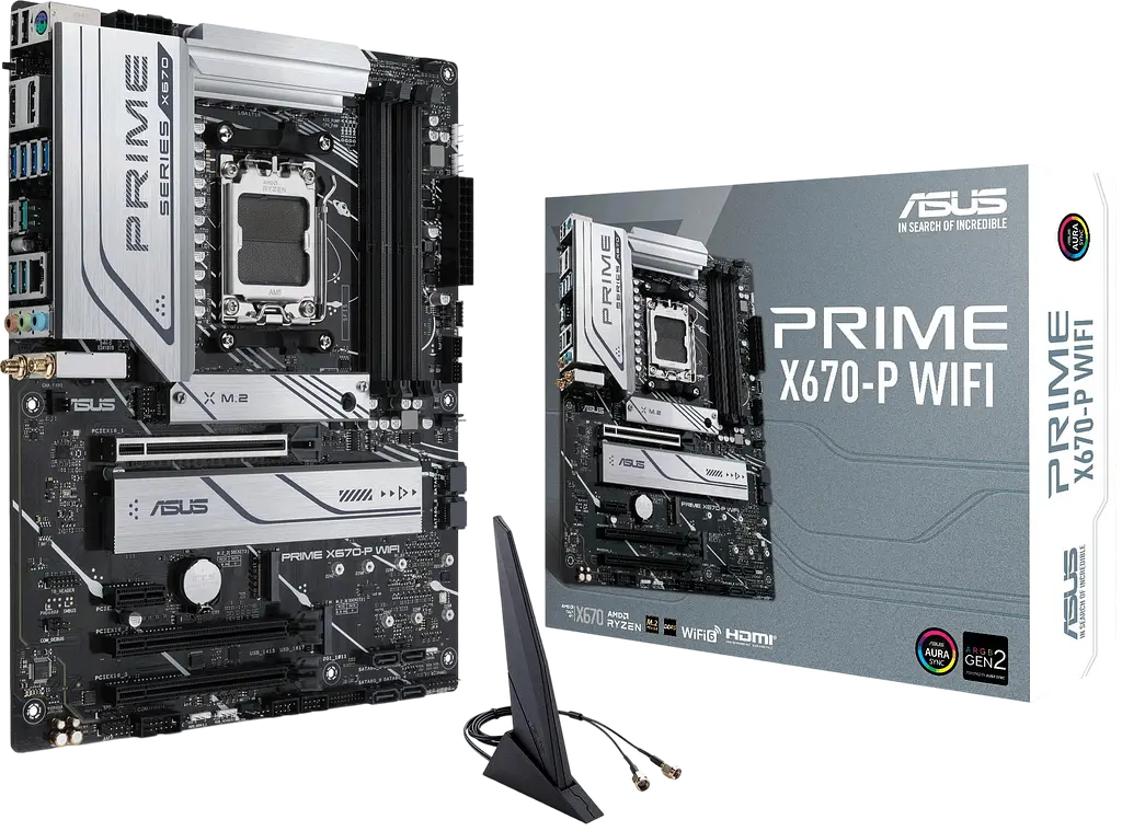 Материнська плата Asus X670-P Prime Wi-Fi Socket AM5 (PRIME X670-P WIFI) Б/В - фото 4