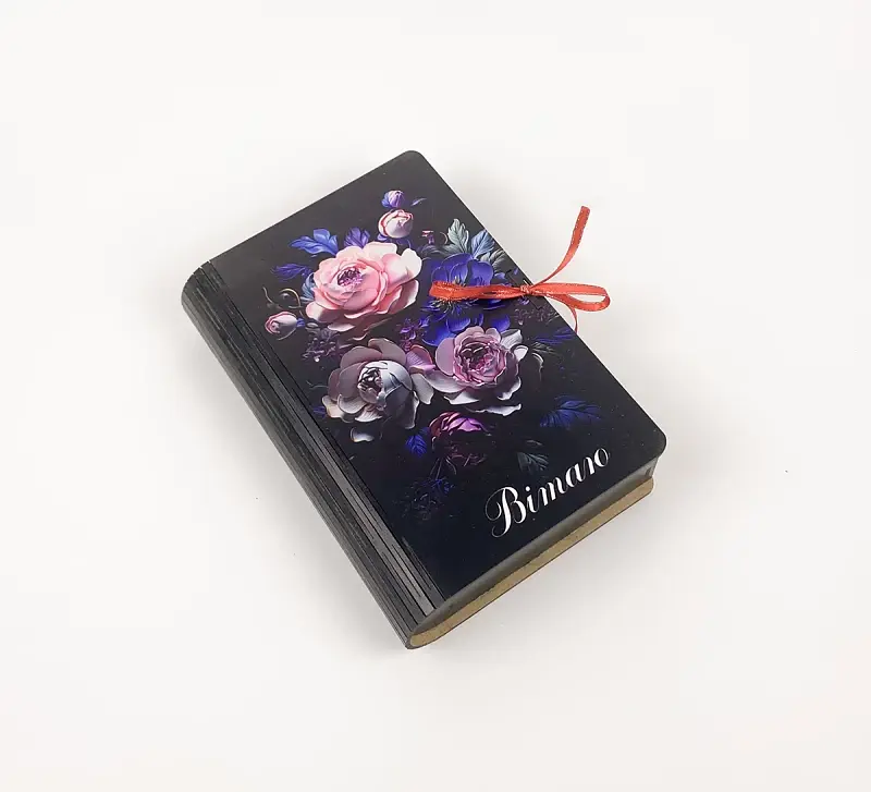 Коробка-книга "Вітаю" чорна - фото 2