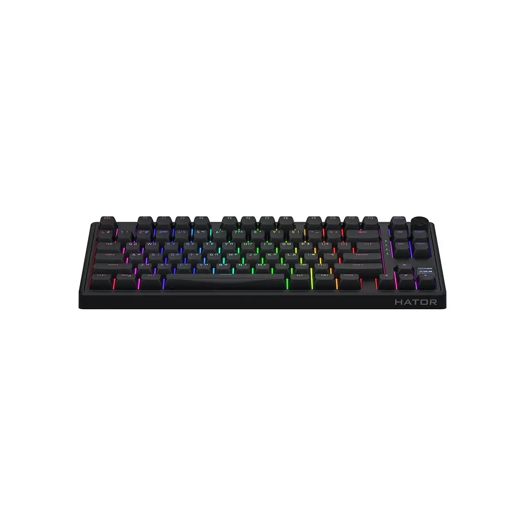 Клавіатура Hator Skyfall 80 PRO Aurum Vanila Silent RGB Wireless/Bluetooth/USB UA Black (HTK4181UA) - фото 3