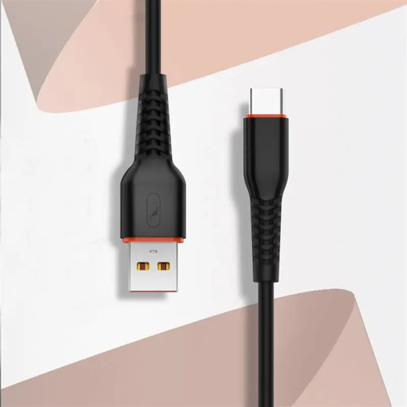 Кабель SkyDolphin S54T Soft USB - USB Type-C (M/M), 1 м, Black (SDUSB-000430) - фото 2