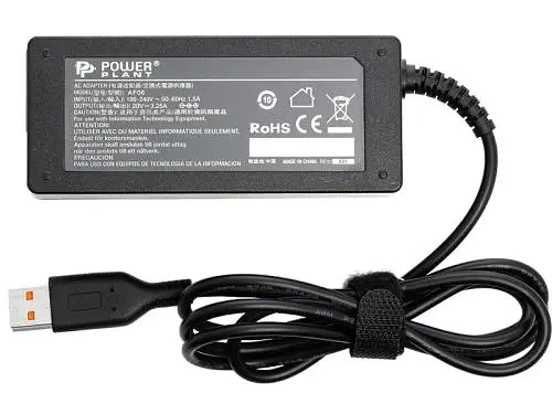 Блок живлення PowerPlant для ноутбуків IBM/Lenovo 20V, 3.25A, 65W, YOGA3 (IB65HYOGA)