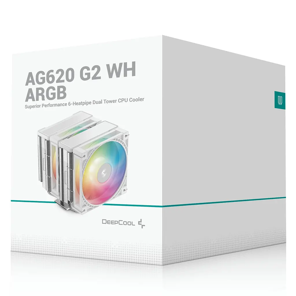 Кулер для процесора Deepcool AG620 G2 WH ARGB (R-AG620-WHAMMG2-G) - фото 2