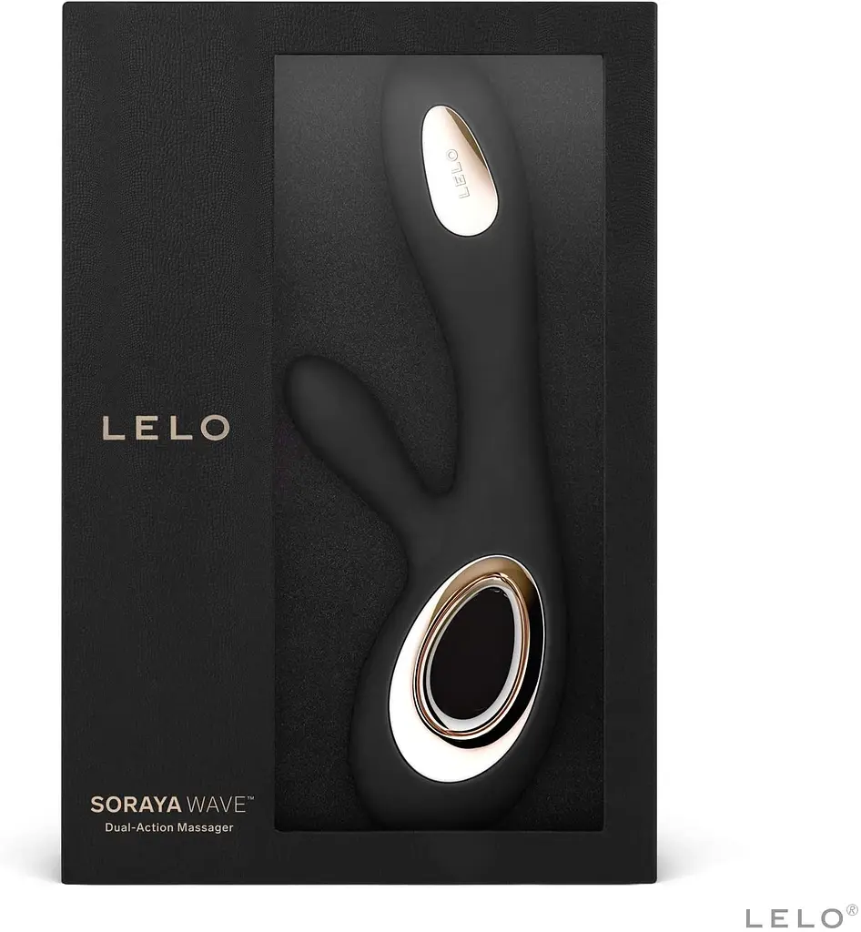 Вібратор-кролик Lelo Soraya Wave Шикарний, 21.8х4.6 см чорний - фото 6