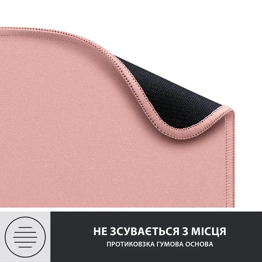 Килимок для мишки Logitech Mouse Pad Studio Series Darker Rose (956-000050) - фото 7