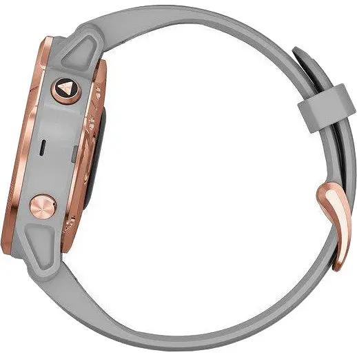 Спортивний годинник Garmin Fenix 6S Rose Gold-tone with Powder Gray Band (010-02159-21/20) - фото 5