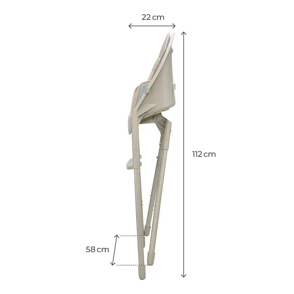 Стільчик для годування Kinderkraft Dinnly Beige (KHDINN00BEG0000) - фото 6