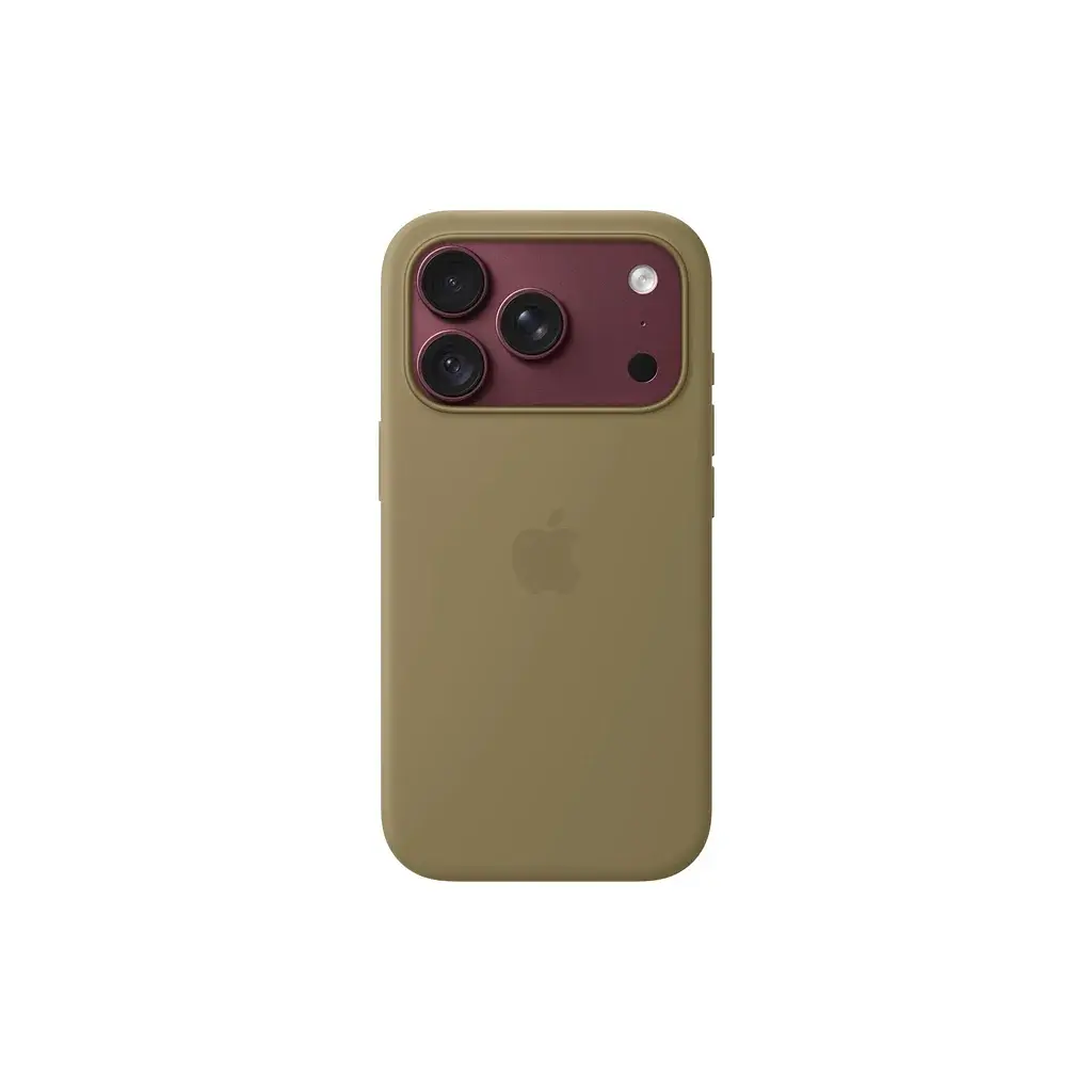 Чохол до мобільного телефона Apple Silicone MagSafe iPhone 18 Pro Olive (MK8V4ZM/A) - фото 2