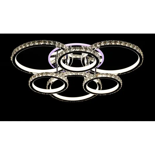 Стельова LED люстра з пультом і нічником Splendid-Ray 30-4022-45 - фото 3
