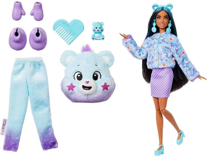 Лялька Barbie Cutie Reveal серії Care Bears: нова хвиля – ведмедик Мрійник JFV61 Різнокольоровий shop (194735306275) - фото 2