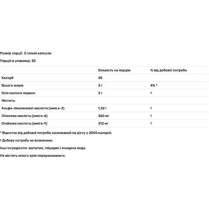 Олія перилли Source Naturals Perilla Oil 1000 мг 90 капсул - фото 3