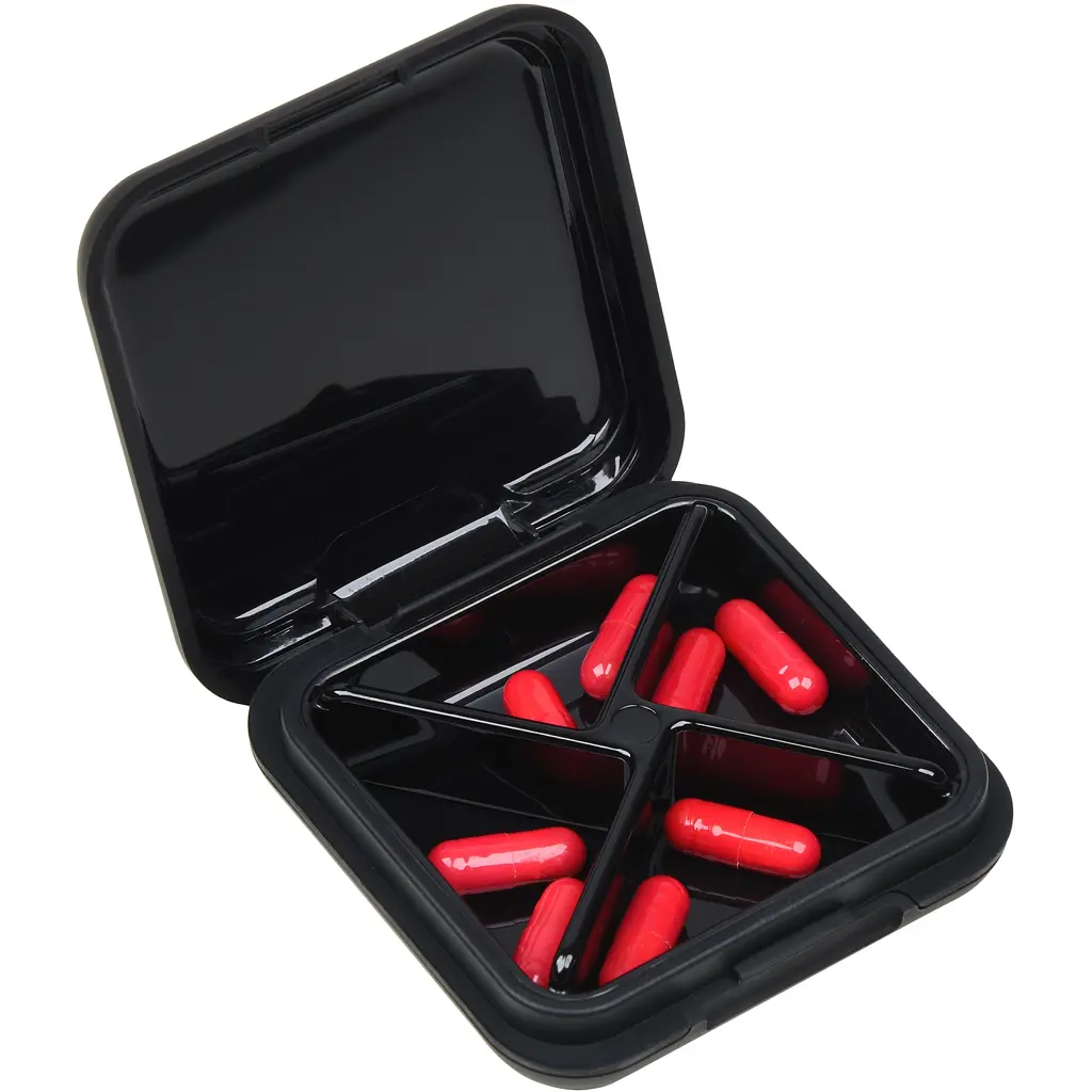 Органайзер для таблеток UZspace Fitseven чорний (TP005BL) - фото 3