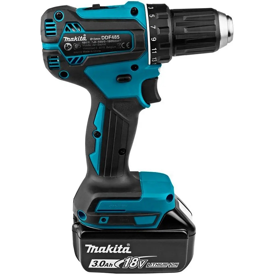 Дриль-шуруповерт Makita DDF485RFJ 18V 2x3Ah [89332] - фото 2
