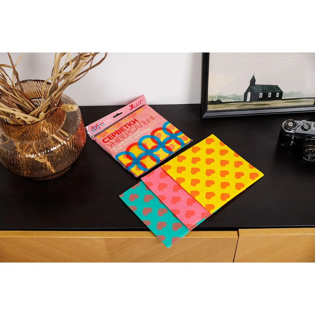 Салфетки универсальные Добра господарочка 3 шт (4820086522014) - фото 2