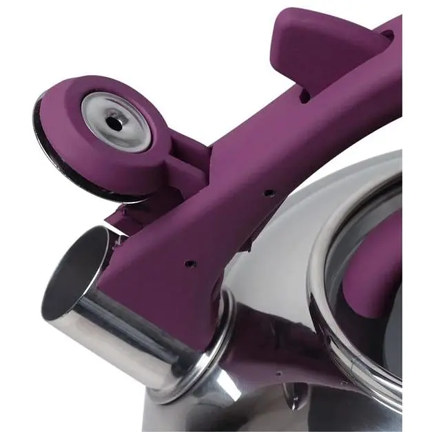 Чайник Kamille 2.8 л зі свистком 0687A (KM-0687A-PU) - фото 2