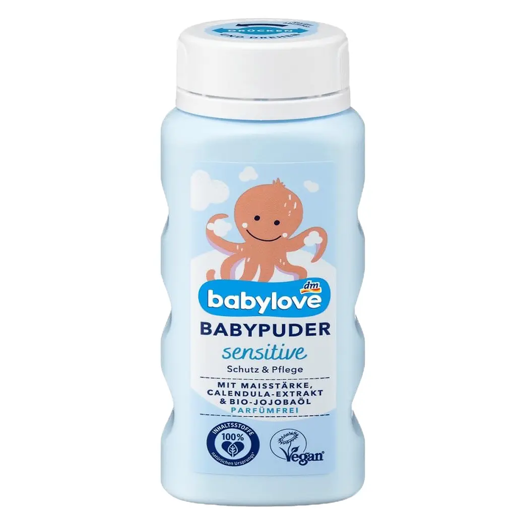 Присипка для дітей Babylove Sensitive 100 г