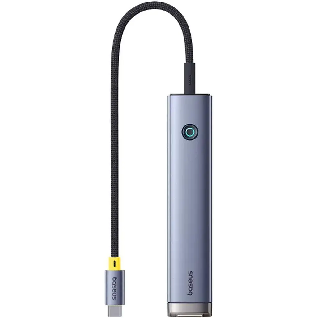 USB-хаб Baseus UltraJoy Series 7-Port HUB AIR Space Grey (B00052803811-02) [167343] - фото 2
