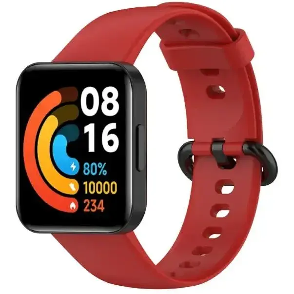 Ремінець DK CDK Silicone Sport Band Classic для Xiaomi Poco Watch (013576) (red) - фото 2