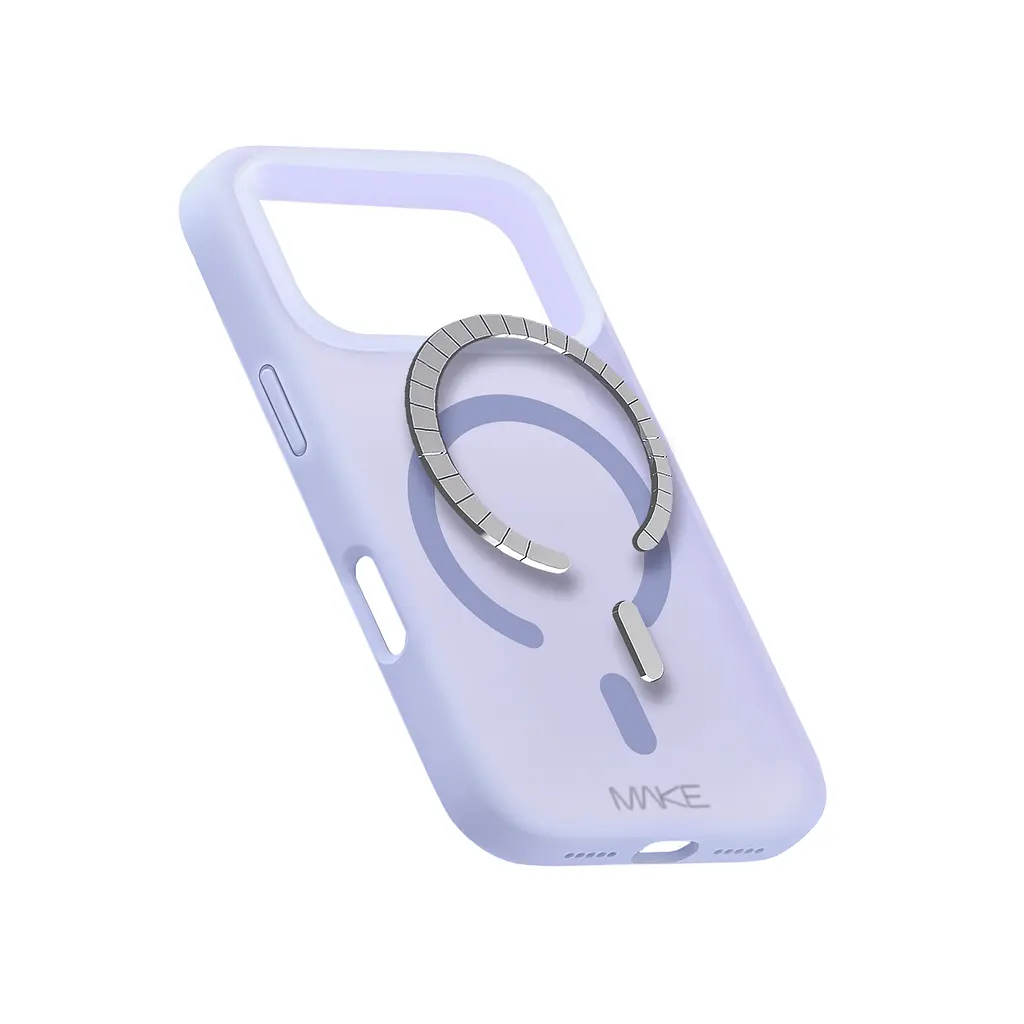 Чохол MAKE Apple iPhone 17 Pro Silicone Aura Magnet Lavender - фото 6