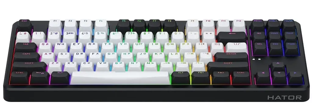Клавиатура HATOR Rockfall 3 Mecha TKL Wireless Orange Black (HTK850UA) - фото 4