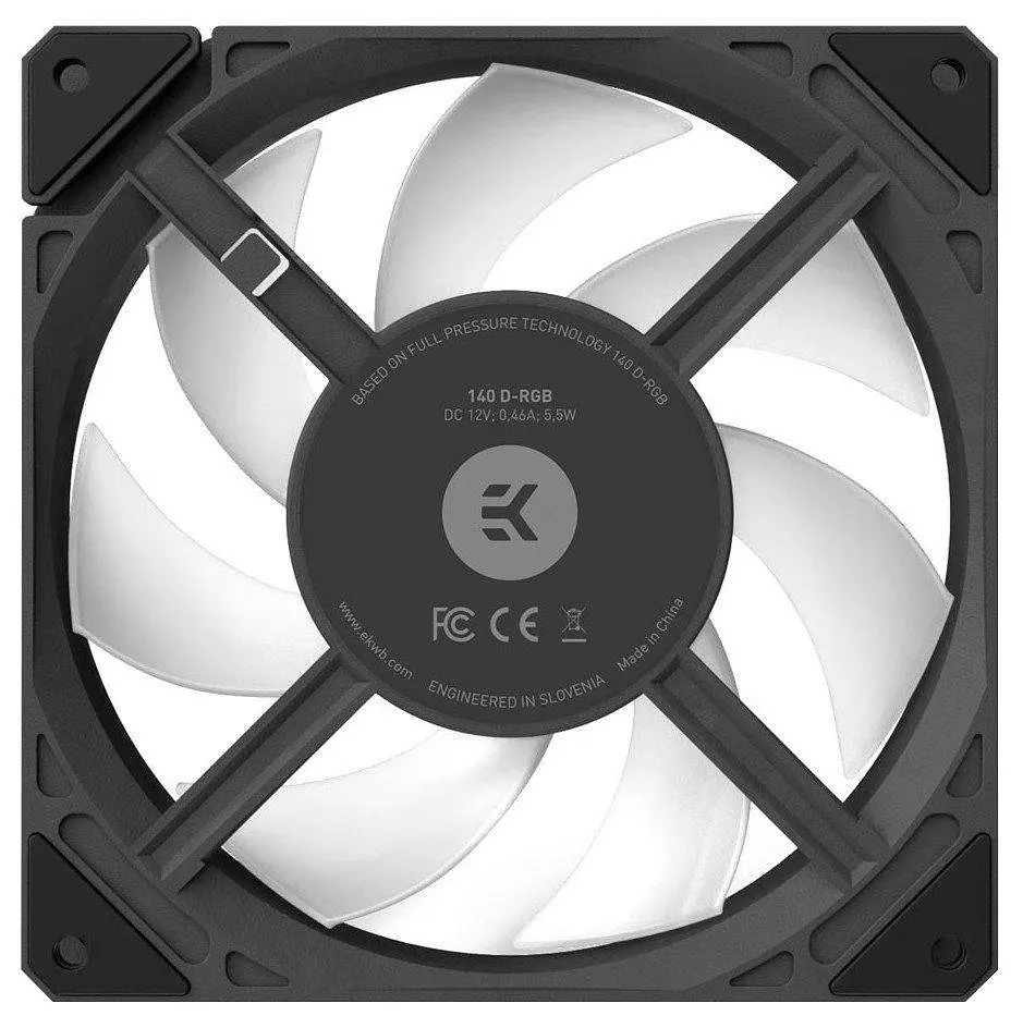 Вентилятор EKWB EK-Loop Fan FPT 140 D-RGB - Black (3831109897621) - фото 4