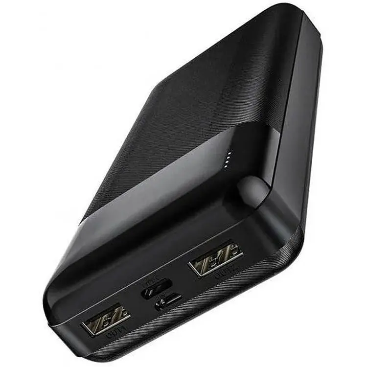 Портативна батарея Hoco J72A Easy travel 20000 mAh/LED Black - фото 2