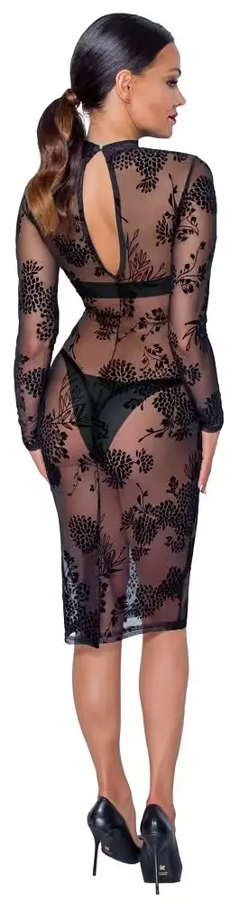 Плаття Dress Flock Print М Noir Handmade 42-27179211031 101793 - фото 4