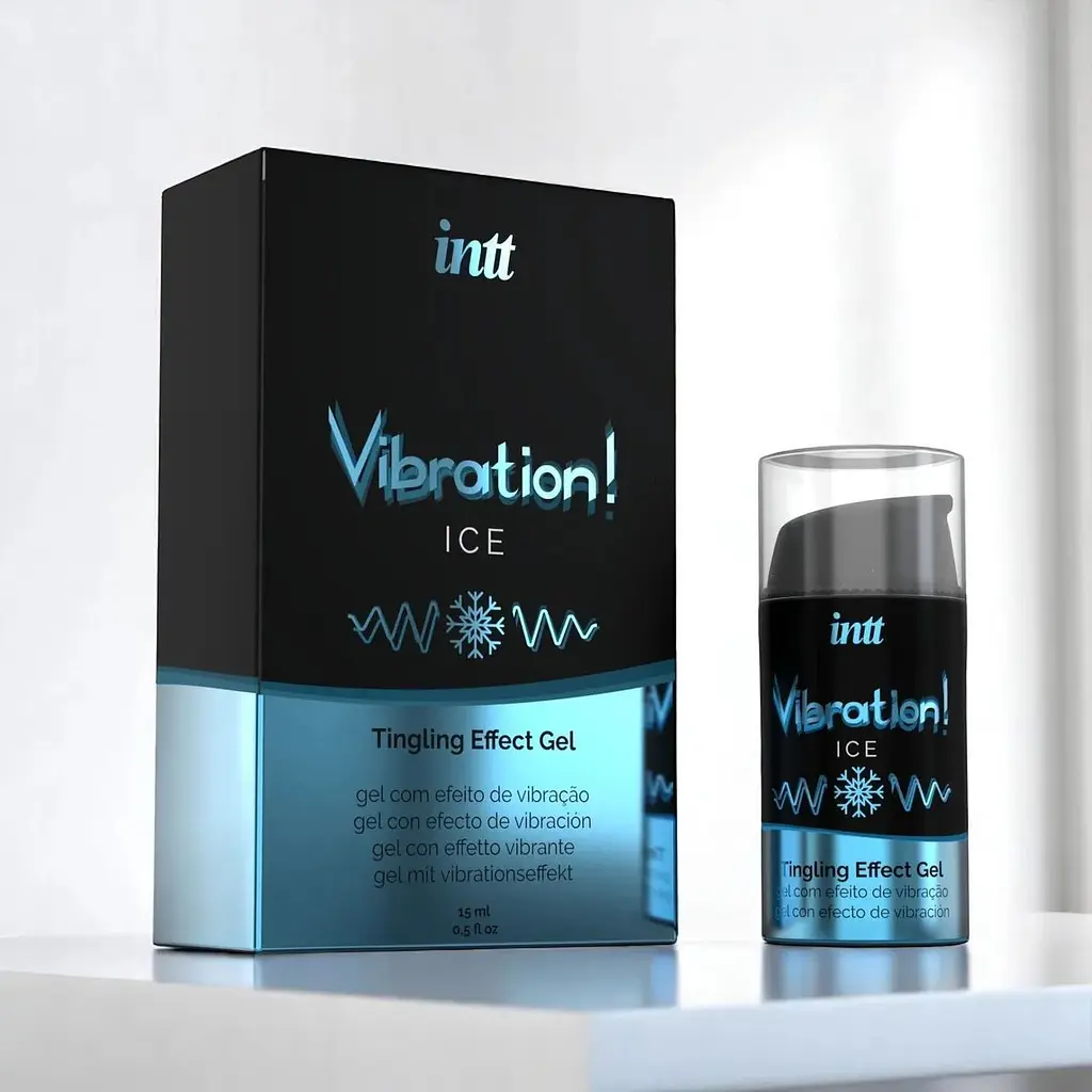 Рідкий вібратор Intt Vibration Ice 15 мл охолодний ефект - фото 2
