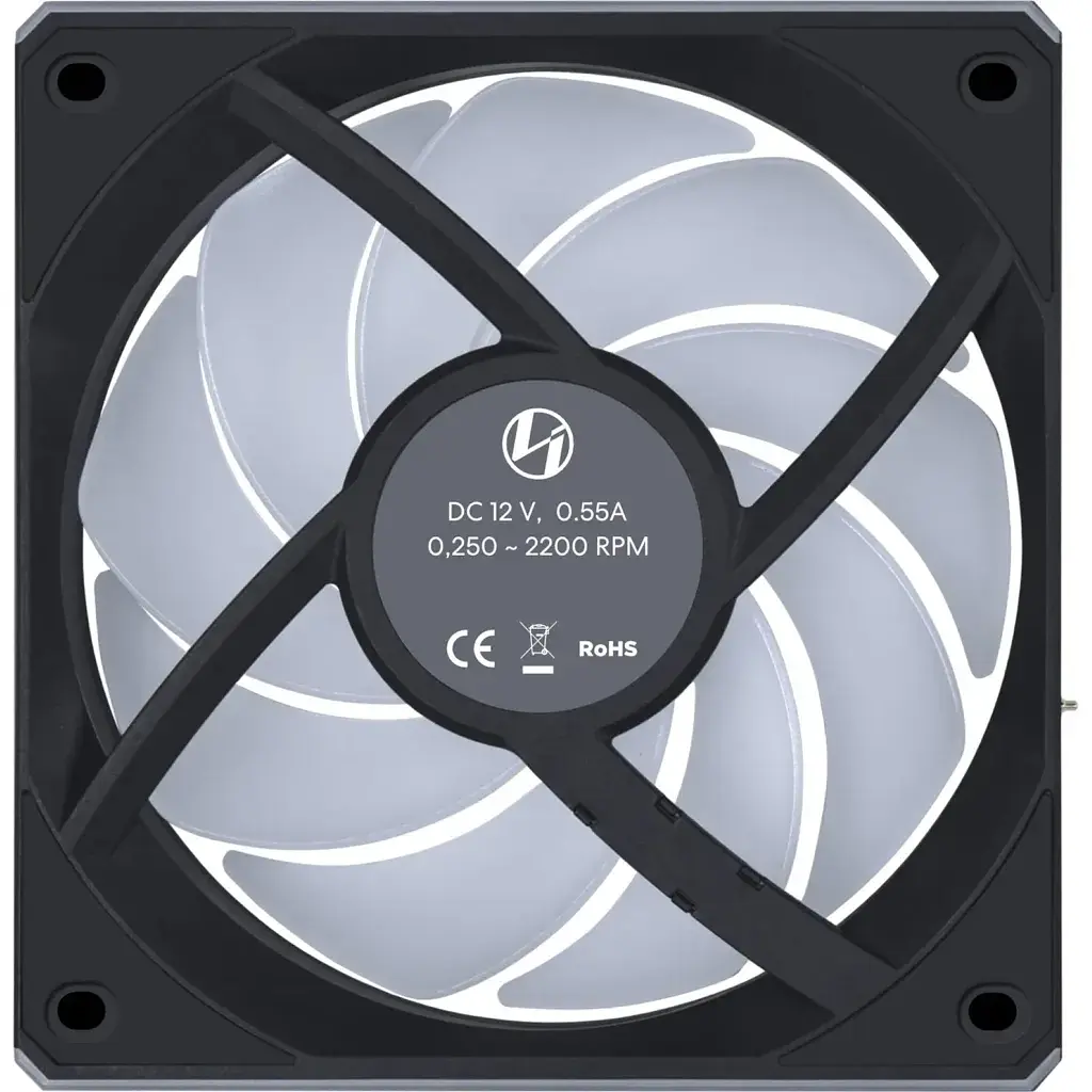 Кулер до корпусу Lian Li Uni Fan CL WIRELESS 120-3, Black (G99.12CL1W3B.00) - фото 4