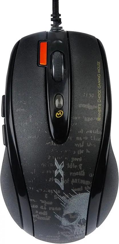 Миша A4Tech F5 USB mystic black - фото 4
