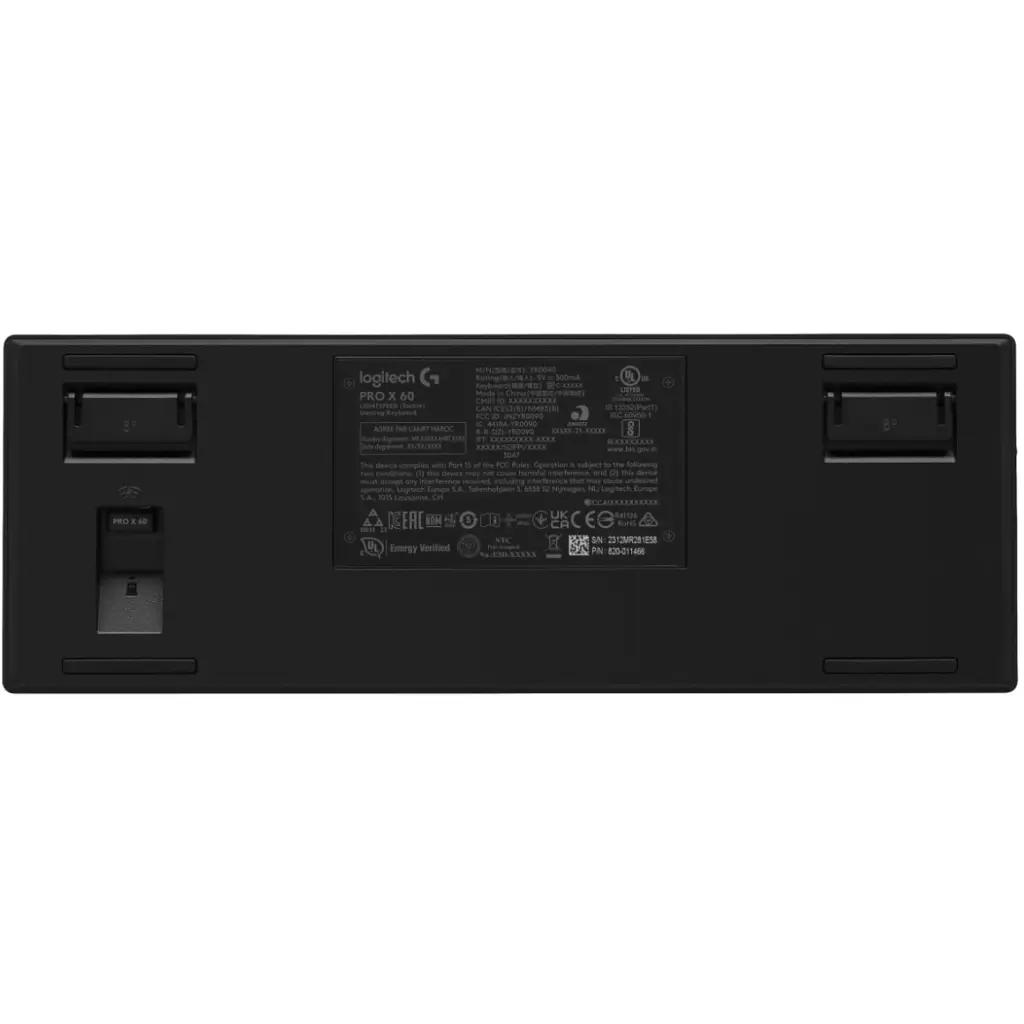 Клавіатура Logitech G Pro X 60 Lightspeed GX Tactile Wireless/Bluetooth UA Black (920-011911) - фото 6