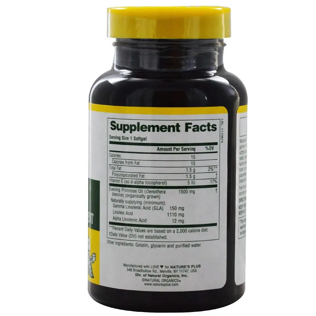 Олія вечірньої примули Nature's Plus Ultra EPO 1500 60 капс - фото 2
