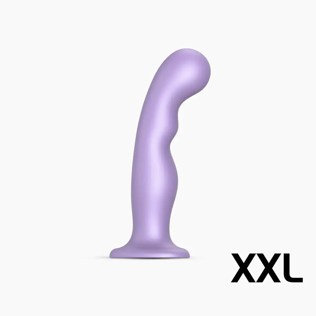 Насадка для страпону Strap-On-Me Dildo Plug P&G Lilas Metallic XXL - фото 2