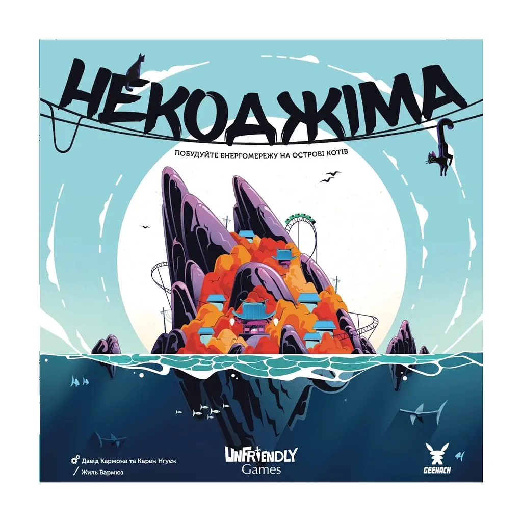 Настільна гра Geekach Games Некоджіма (Nekojima) (укр.) (GKCH209nj) - фото 4