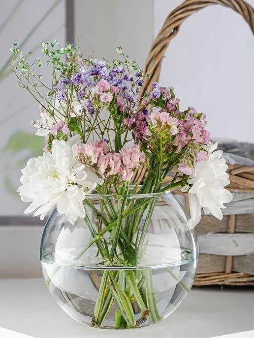 Ваза Trendglass Sphere скляна для квітів та декору 15.5 см (35104) - фото 2