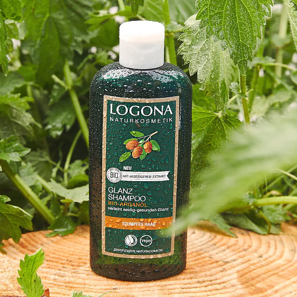 БІО-Шампунь Блиск та Відновлення для пошкодженого волосся з Аргановою олією Logona 250 мл - фото 2