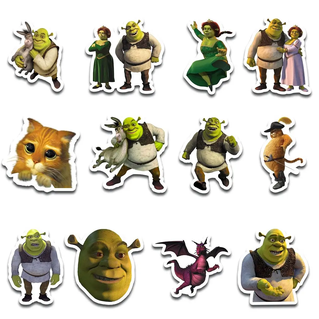 Стікерпак GeekLand Shrek 45 штук (SP SR 01) - фото 2