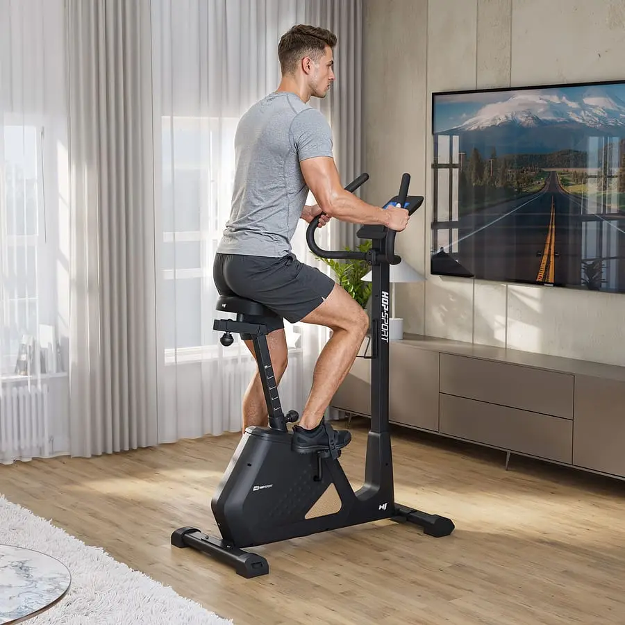 Велотренажер Hop-Sport HS-4500H Creft електромагнітний чорний - фото 6