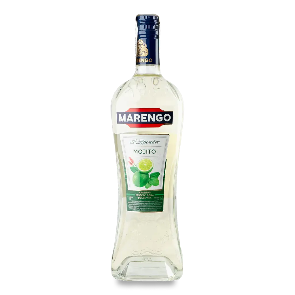 Упаковка вермуту Marengo Mojito білий десертний 15% 6 л (1 л х 6 шт.) - фото 2