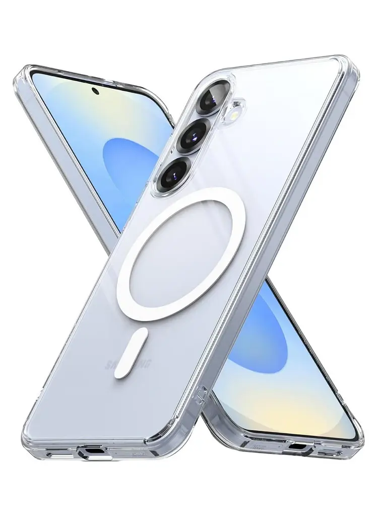 Чохол протиударний для Samsung Galaxy S25 (S931) Clear Case Ultra Hybrid with MagSafe Прозорий - фото 6