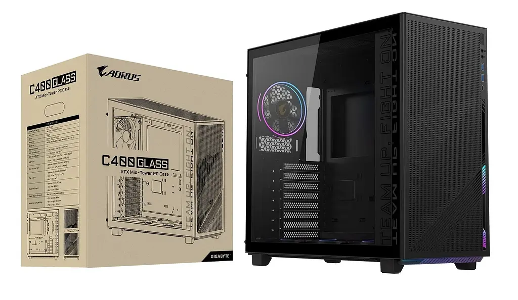 Корпус Gigabyte Aorus C400 Glass (GB-AC400G) - фото 9