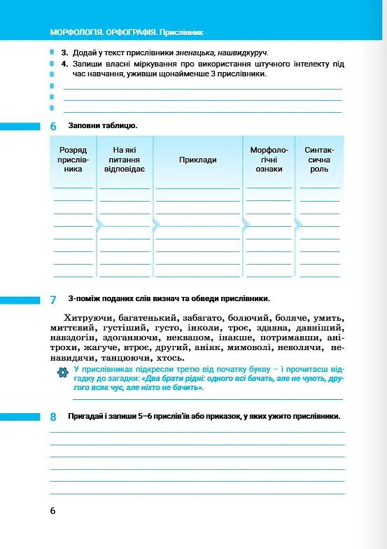 Українська мова. 7 клас. Зошит. Частина 2 - фото 5