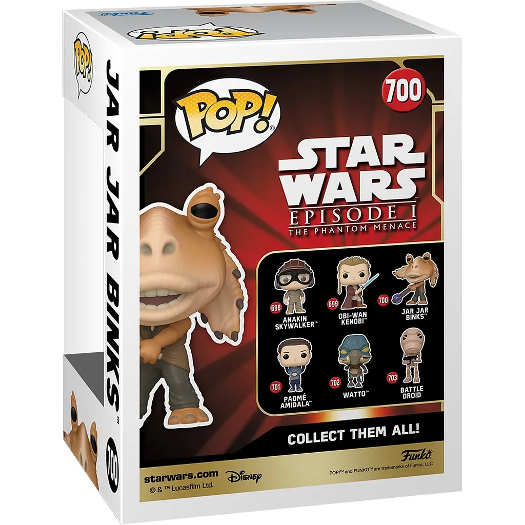 Фігурка Funko POP Star Wars: PM 25th - Jar Jar Binks w/Booma Balls det0018150 - фото 3